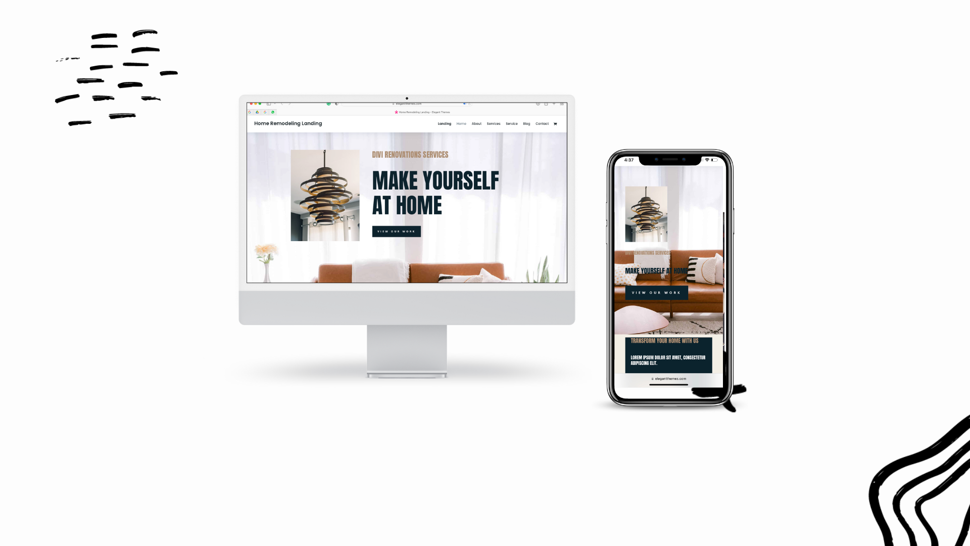 Home Renovator or Builder WordPress Landing Page | My Heart Studio