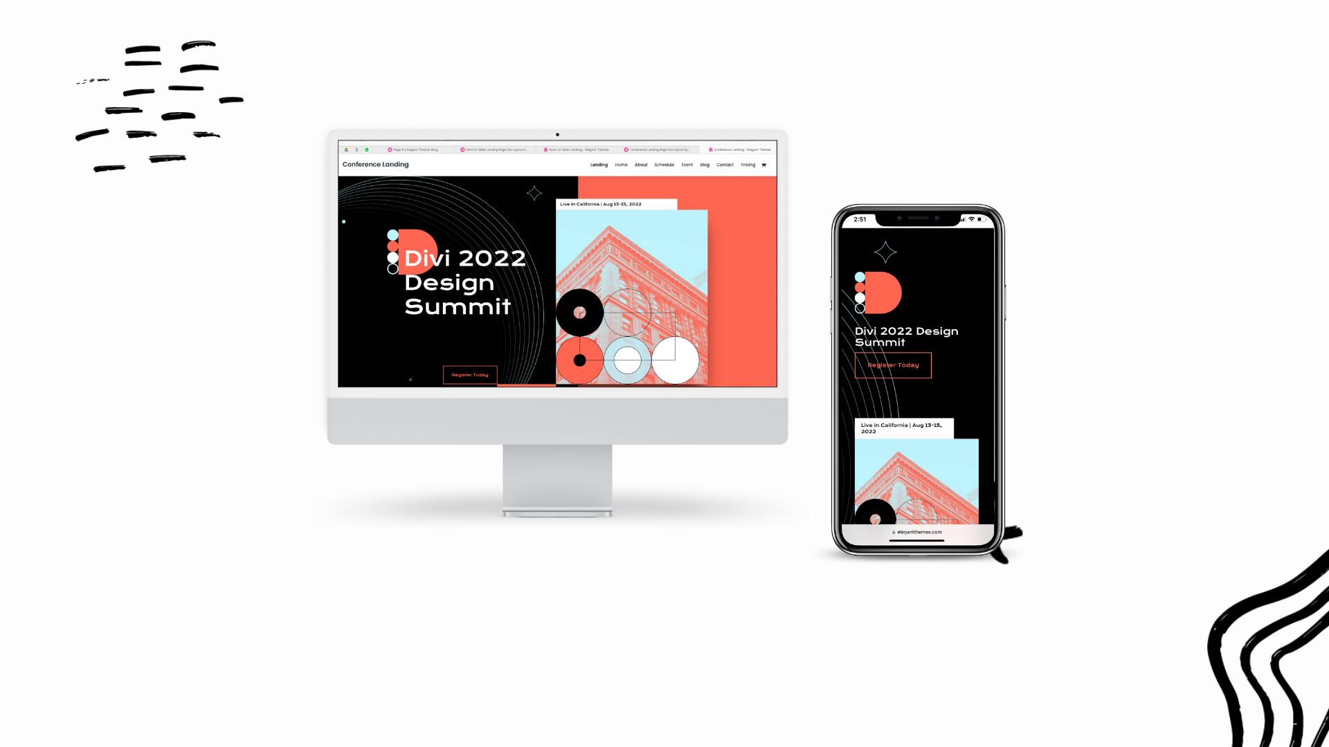 Conference or Event WordPress Landing Page | My Heart Studio