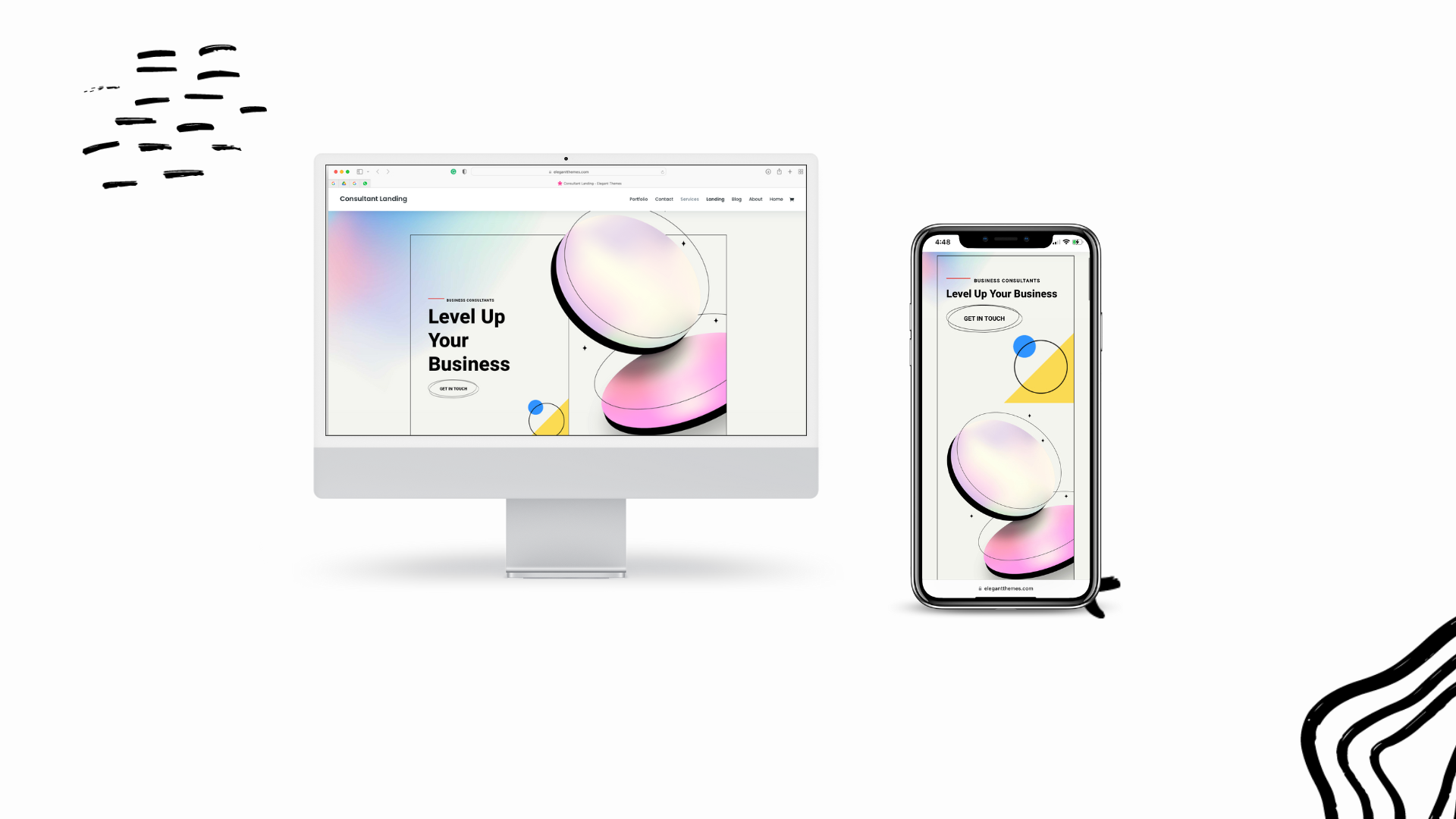 Consultant WordPress Landing Page | My Heart Studio