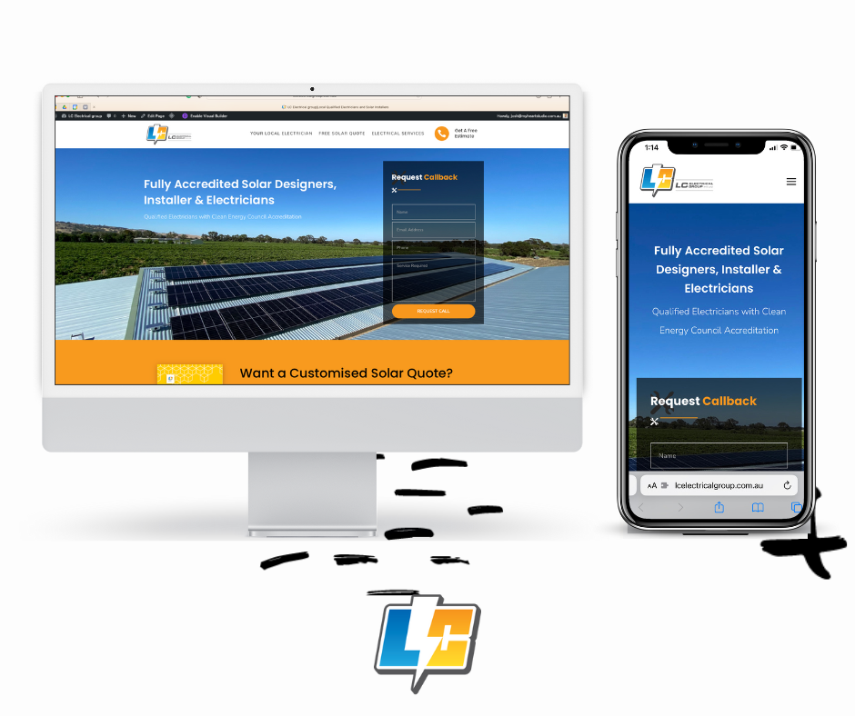LC Electrical Group Responsive Landing Page - My Heart Studio | Your Digital Partner